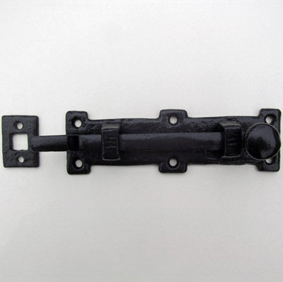 Cast iron 6 inch cranked bolt
