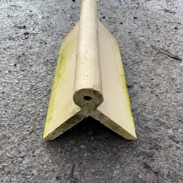 Reclaimed Buff roll top ridge tiles