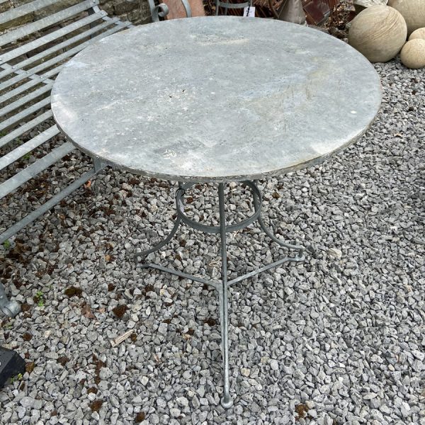 Bistro table Galvanised