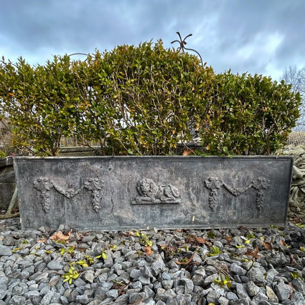 Reclaimed lead planter 3ft