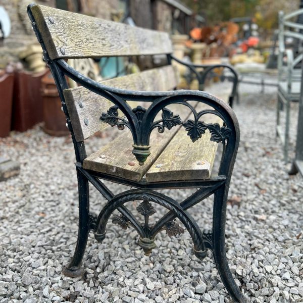 Antique Carron foundry garden bench