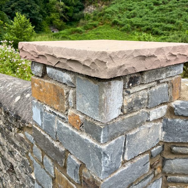 Natural stone pillar caps 750 x 750 x 75mm