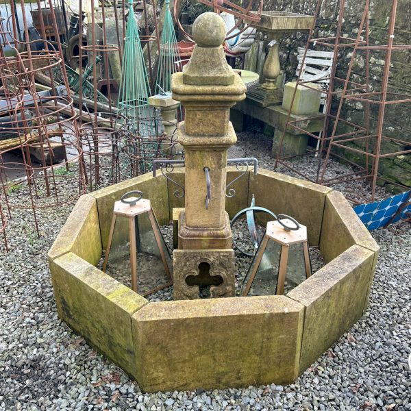 Natural sandstone fountain 5ft